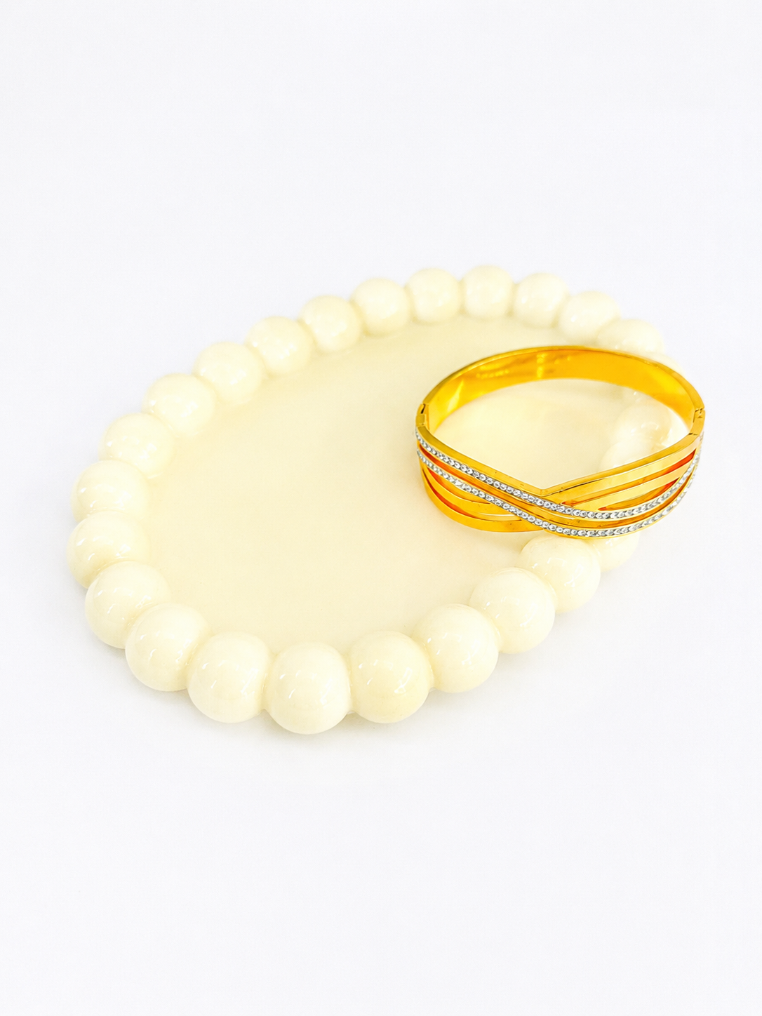 Golden Bloom 18k Anti-Tarnish Kada