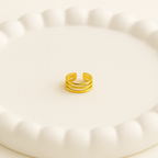 Golden Horizon Adjustable Band Ring | Anti-Tarnish