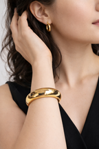 Aura Classic 18k Gold Plated Smart Finish Bangle Shaped Kadaa | Anti-Tarnish